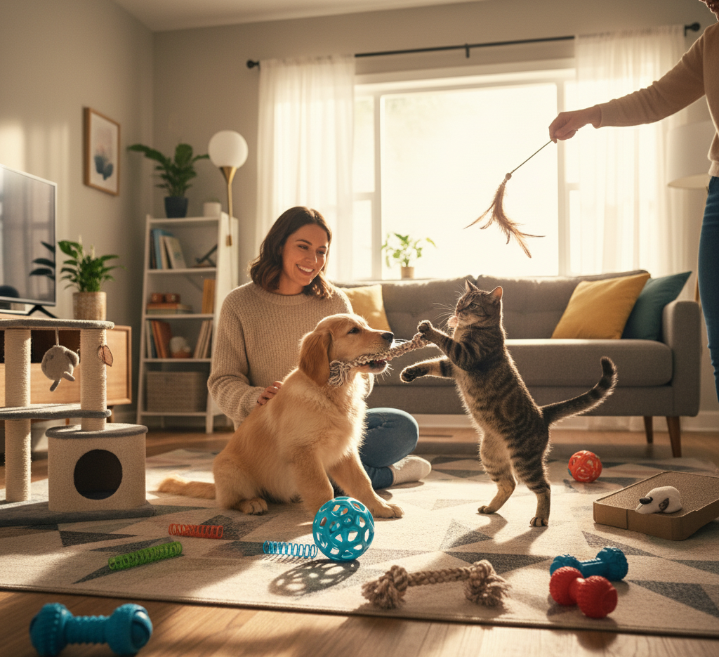 Evcil Hayvan Oyuncakları: Sadece Eğlence Değil, Gelişim ve Sağlık İçin Zorunluluk